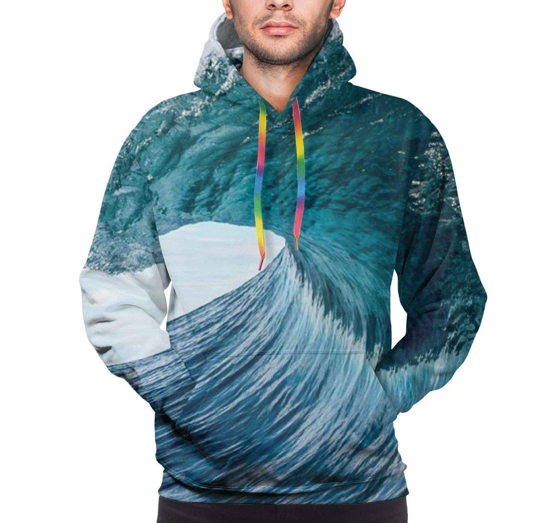 Wavy Shapes Graphic Playing Hip Hop Style Tracksuit Fashion - 3D Printed Pullover Hoodie