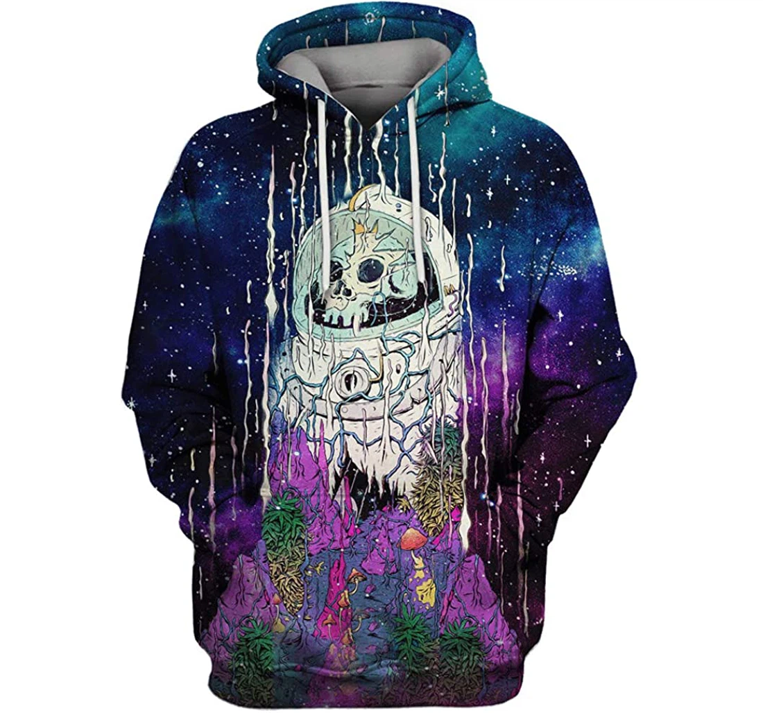 Astronaut Be Rotten Outerspace Man And Woman - 3D Printed Pullover Hoodie