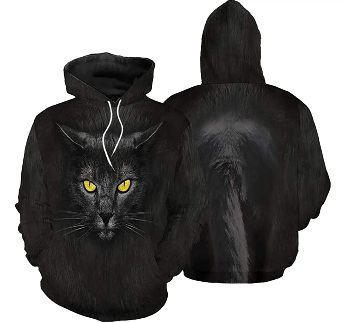 Cat Man And Woman - 3D Printed Pullover Hoodie