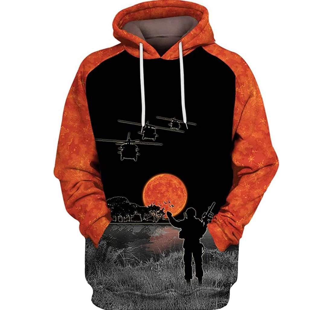 Us Veteran God Found Some Of The Strongest American Included - 3D Printed Pullover Hoodie