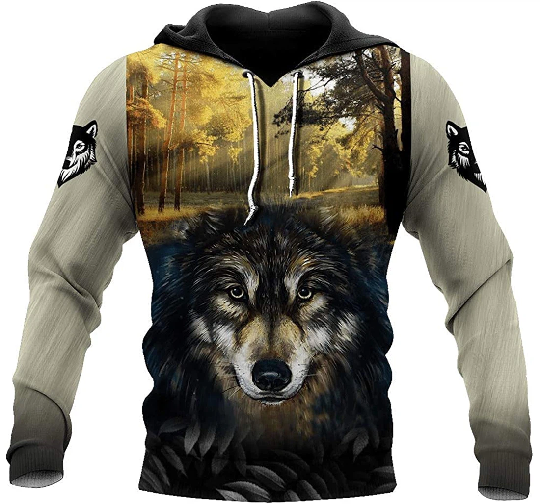 Wolf Hoodiest-shirt - 3D Printed Pullover Hoodie