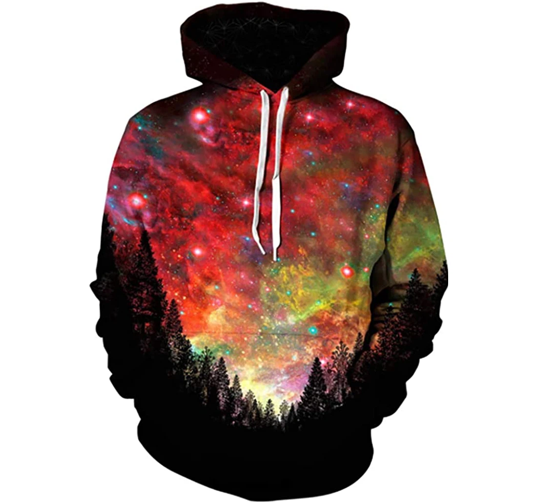 Rasta Woods Man And Woman - 3D Printed Pullover Hoodie