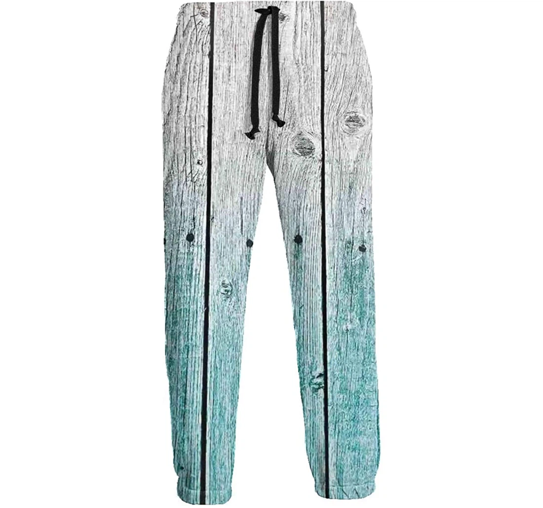 Personalized Madera Paneles Graphic Funny Casual Sweatpants, Joggers Pants With Drawstring For Men, Women