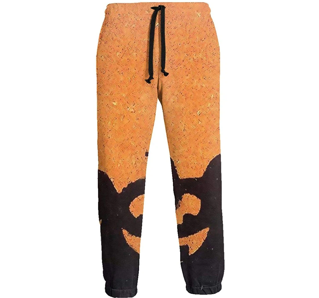 Personalized The Devil Pumpkin Swedish Flag Casual Sweatpants, Joggers Pants With Drawstring For Men, Women