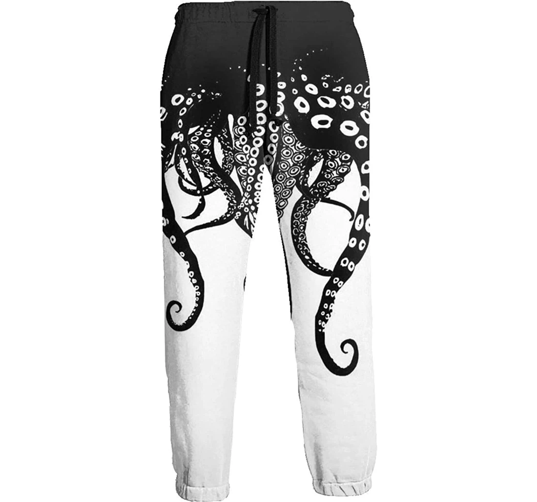 Personalized Octopus Tentacle Soft Pant Waist Sweatpants, Joggers Pants With Drawstring For Men, Women