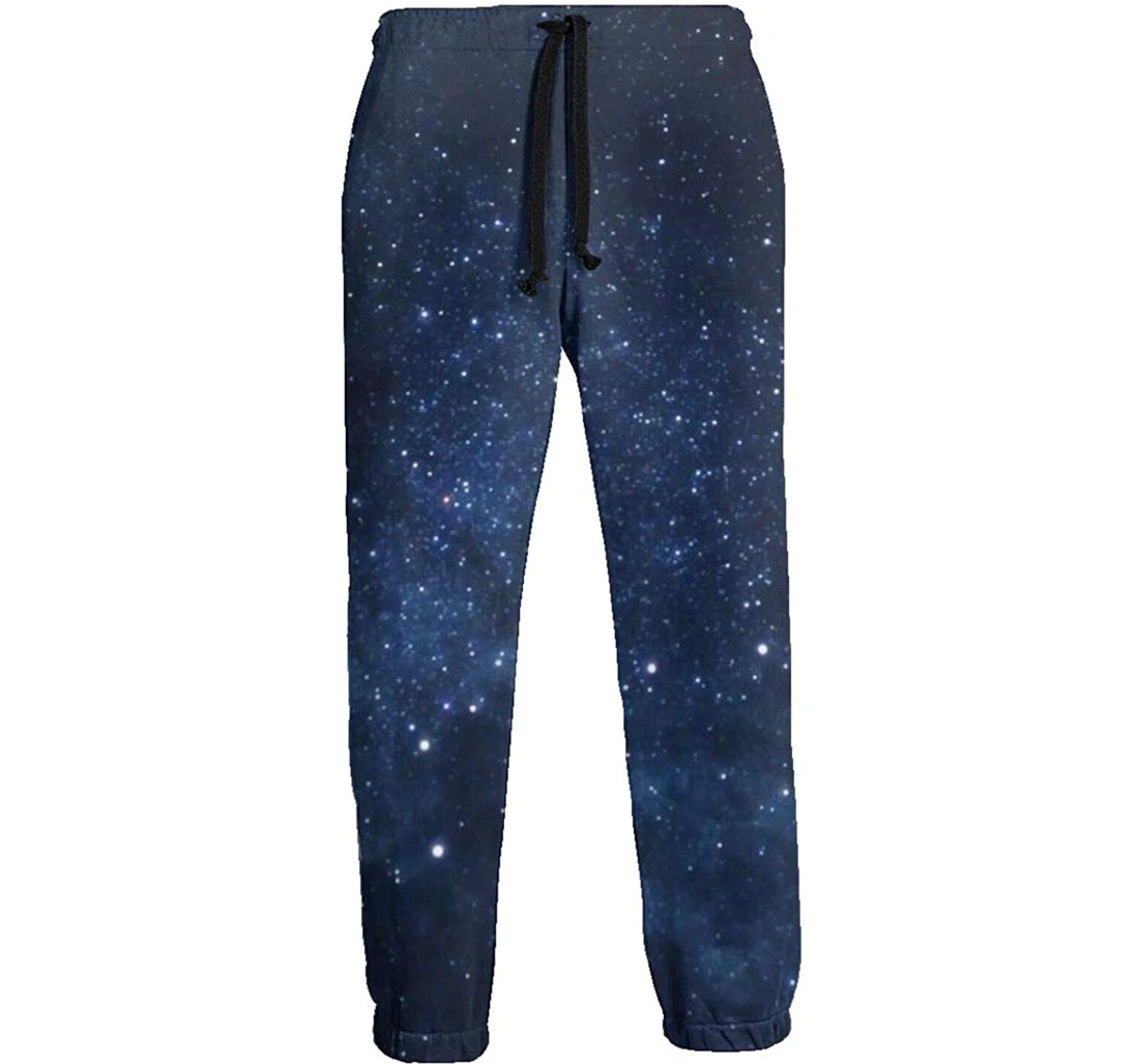 Personalized Sky Graphic Lightweight Comfortable Sweatpants, Joggers Pants With Drawstring For Men, Women