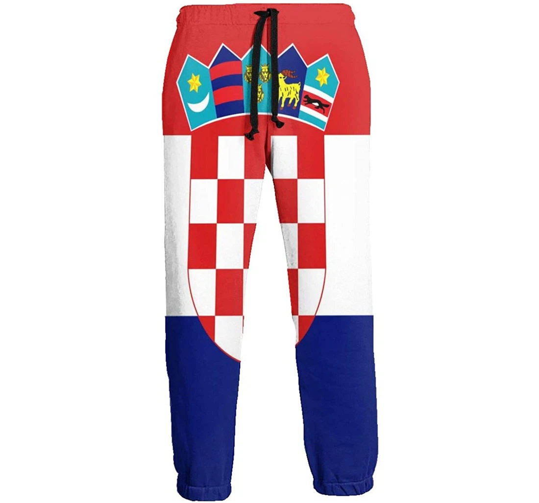 Personalized Flag Pocket Kitchen Digital Graphric Cool Casual Sweatpants, Joggers Pants With Drawstring For Men, Women
