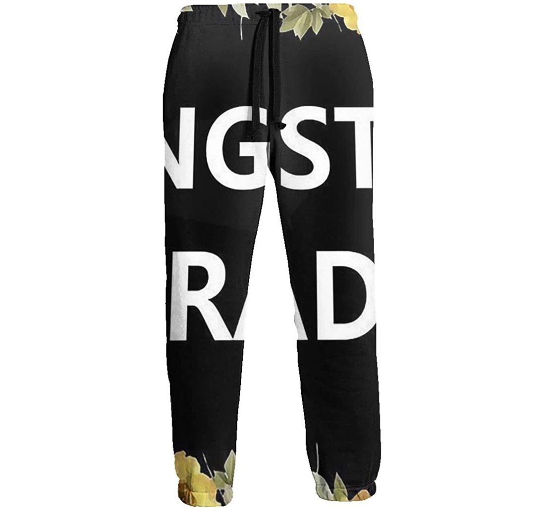 Personalized Gangsta's Paradise Sweat Hip Hop Garment Spring Sweatpants, Joggers Pants With Drawstring For Men, Women