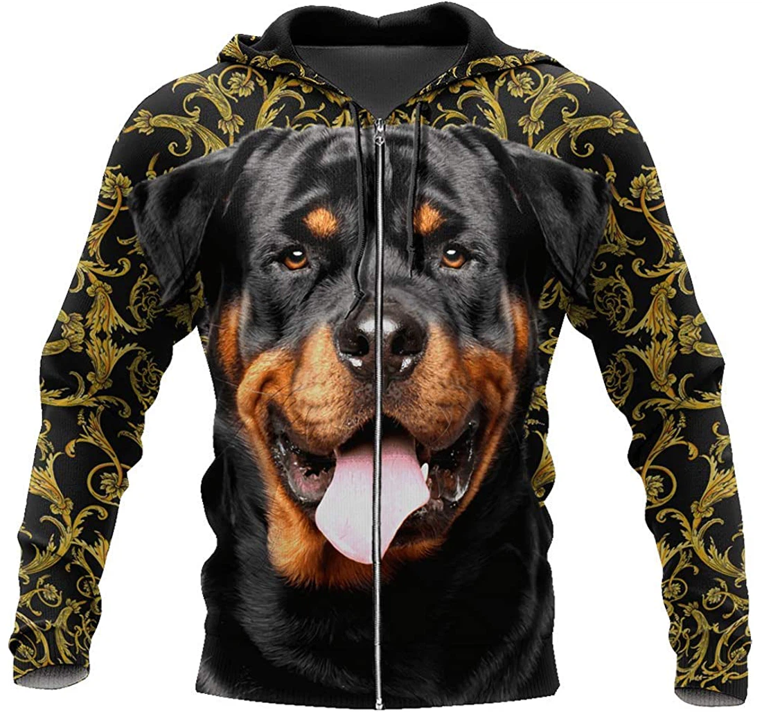 Rottweiler - 3D Printed Pullover Hoodie