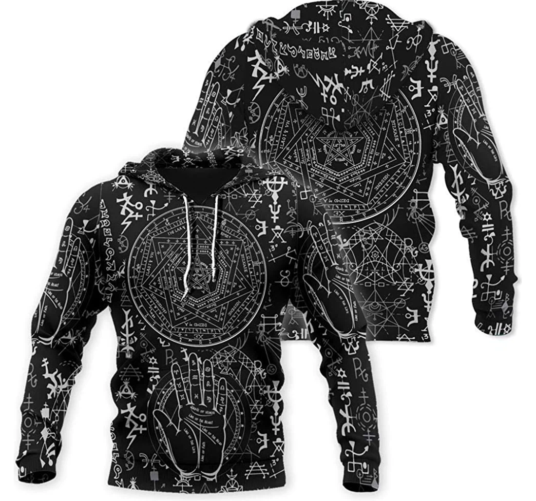 Occult Satan - 3D Printed Pullover Hoodie