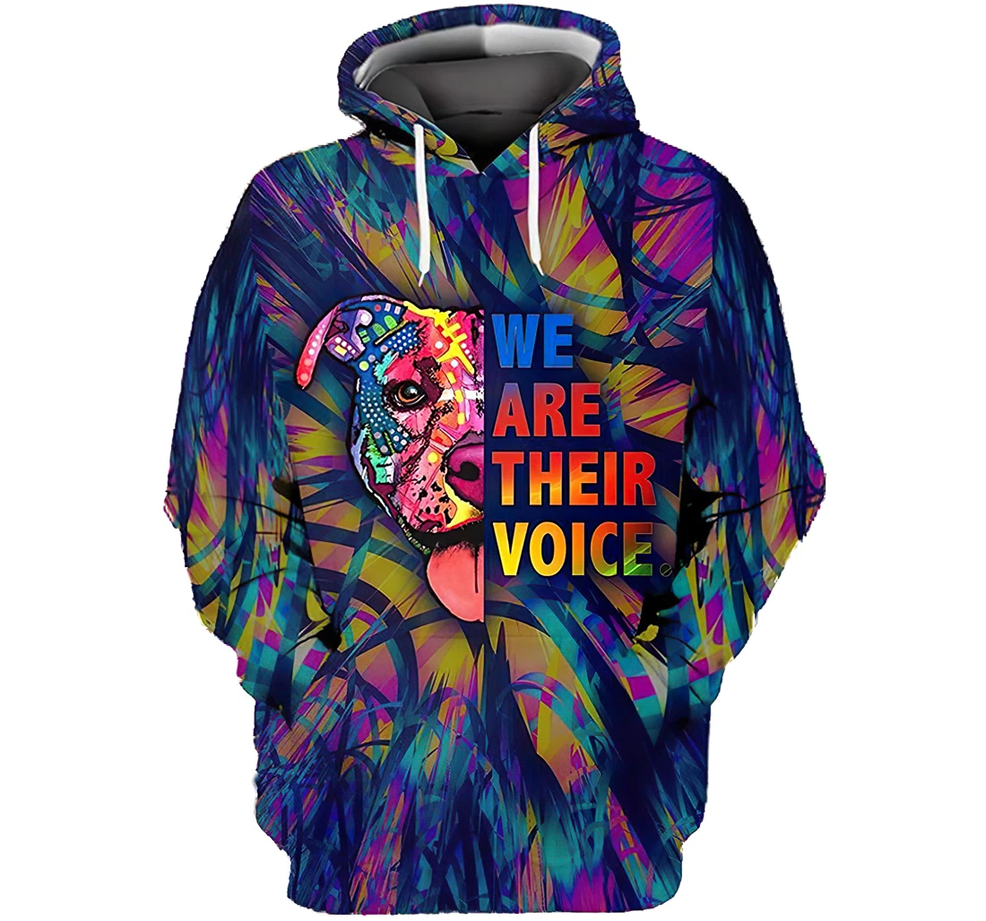 Dog Color Painting Lightweight Premium Sportwear Up - 3D Printed Pullover Hoodie