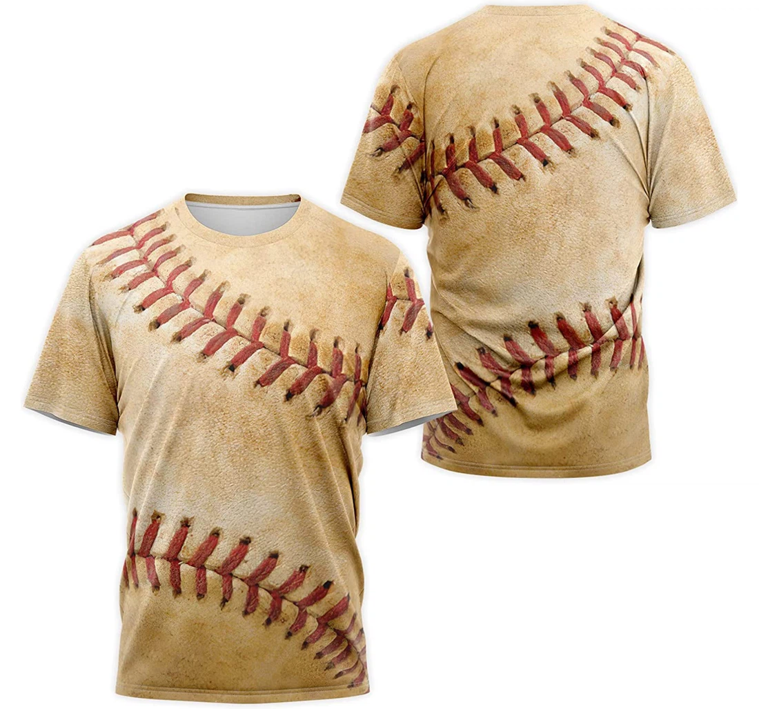 T-Shirt, Hoodie - Baseball Softball Old 3D Printed