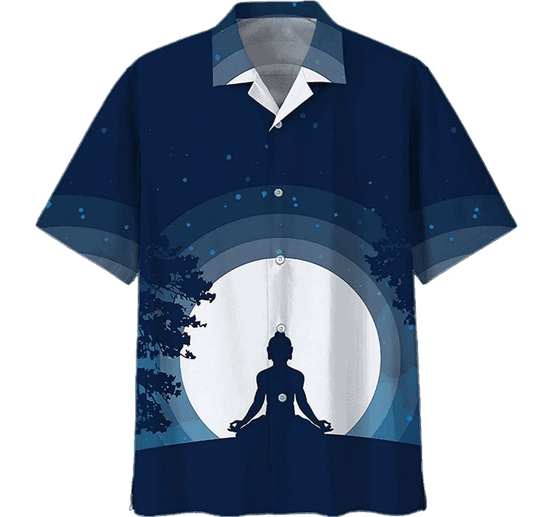Personalized Buddha Soft Beach Full Prints Hawaiian Shirt, Button Up Aloha Shirt For Men, Women