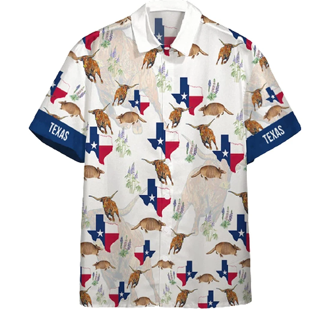 Personalized Texas Prouds Soft Hawaiian Shirt, Button Up Aloha Shirt For Men, Women