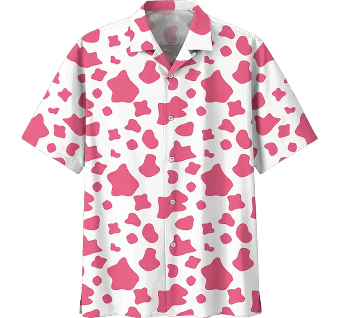 Personalized Cow Soft Hawaiian Shirt, Button Up Aloha Shirt For Men, Women