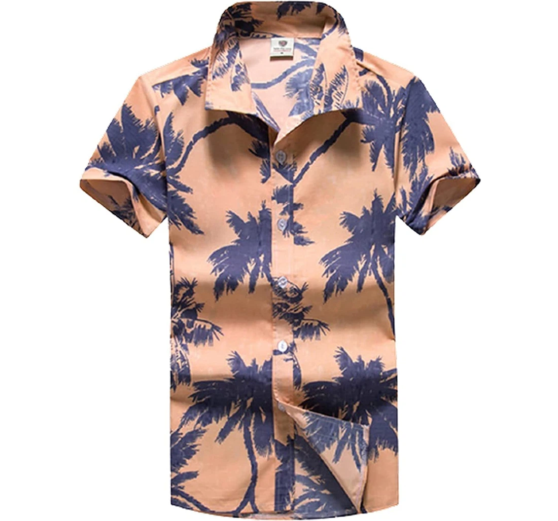 Personalized Style Printing Breathable Dress Shirts Soft Beach Full Prints Hawaiian Shirt, Button Up Aloha Shirt For Men, Women