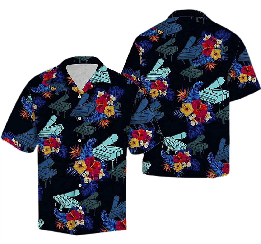 Personalized Amazing Piano Shirthawaii Pocket Hawaiian Shirt, Button Up Aloha Shirt For Men, Women