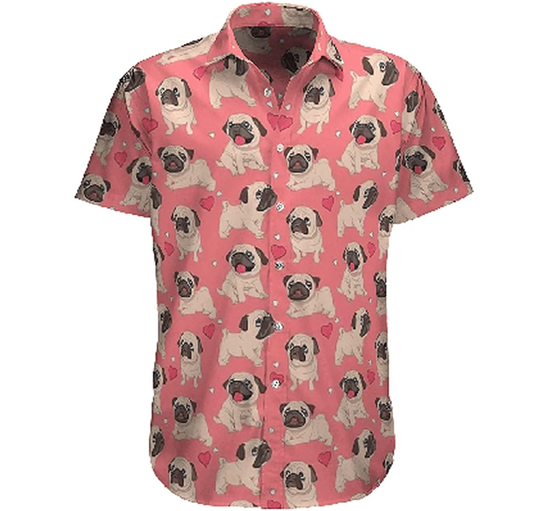 Personalized French Bulldog Soft Beach Full Prints Hawaiian Shirt, Button Up Aloha Shirt For Men, Women