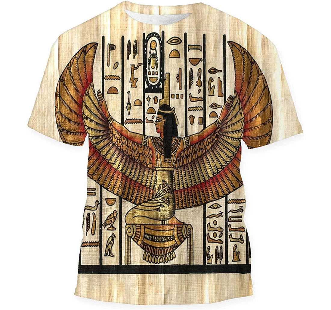 Ancient Egyptian Parchment Gift Birthday Holiday - 3D Printed T-shirt