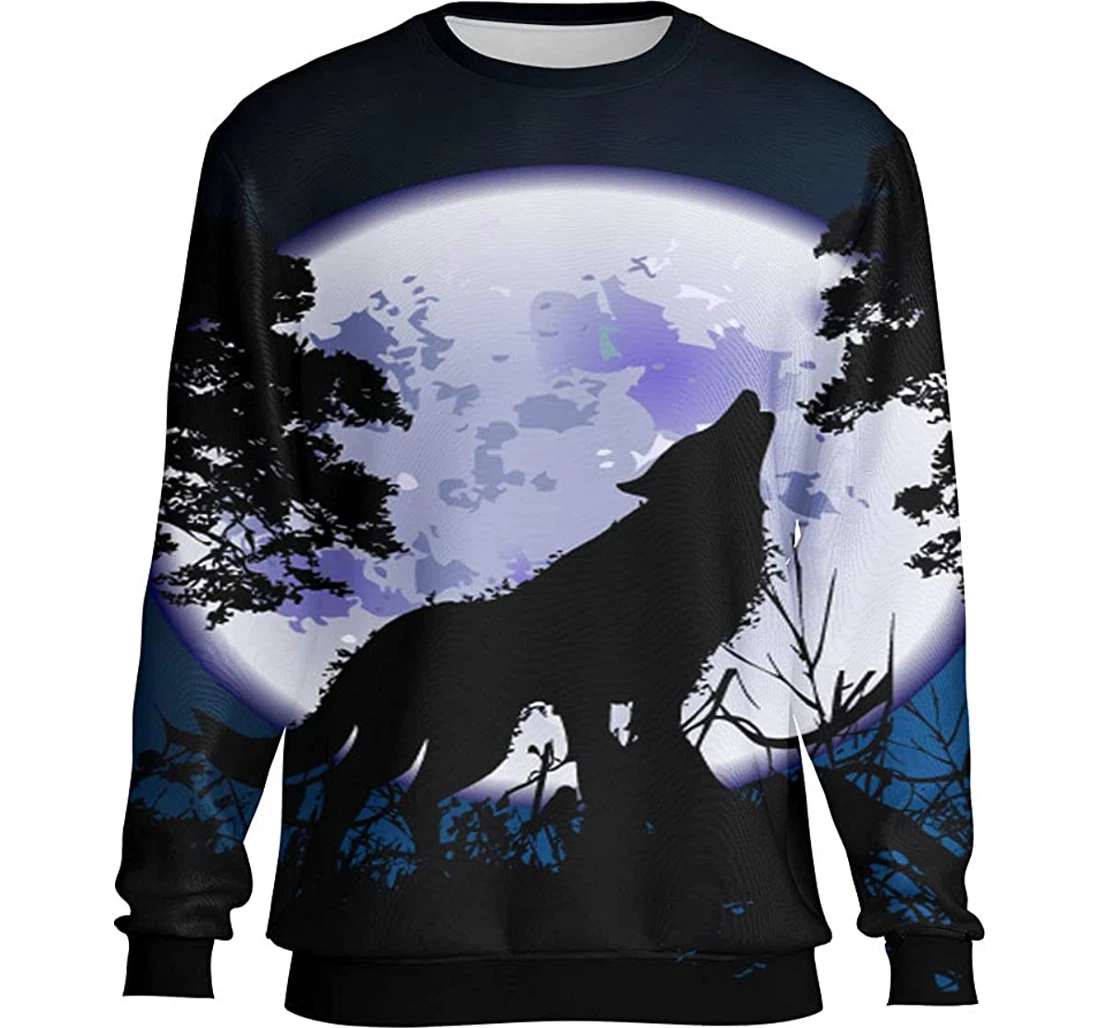 Wolf Pattern Realistic Gift Birthday Holiday - 3D Printed T-shirt