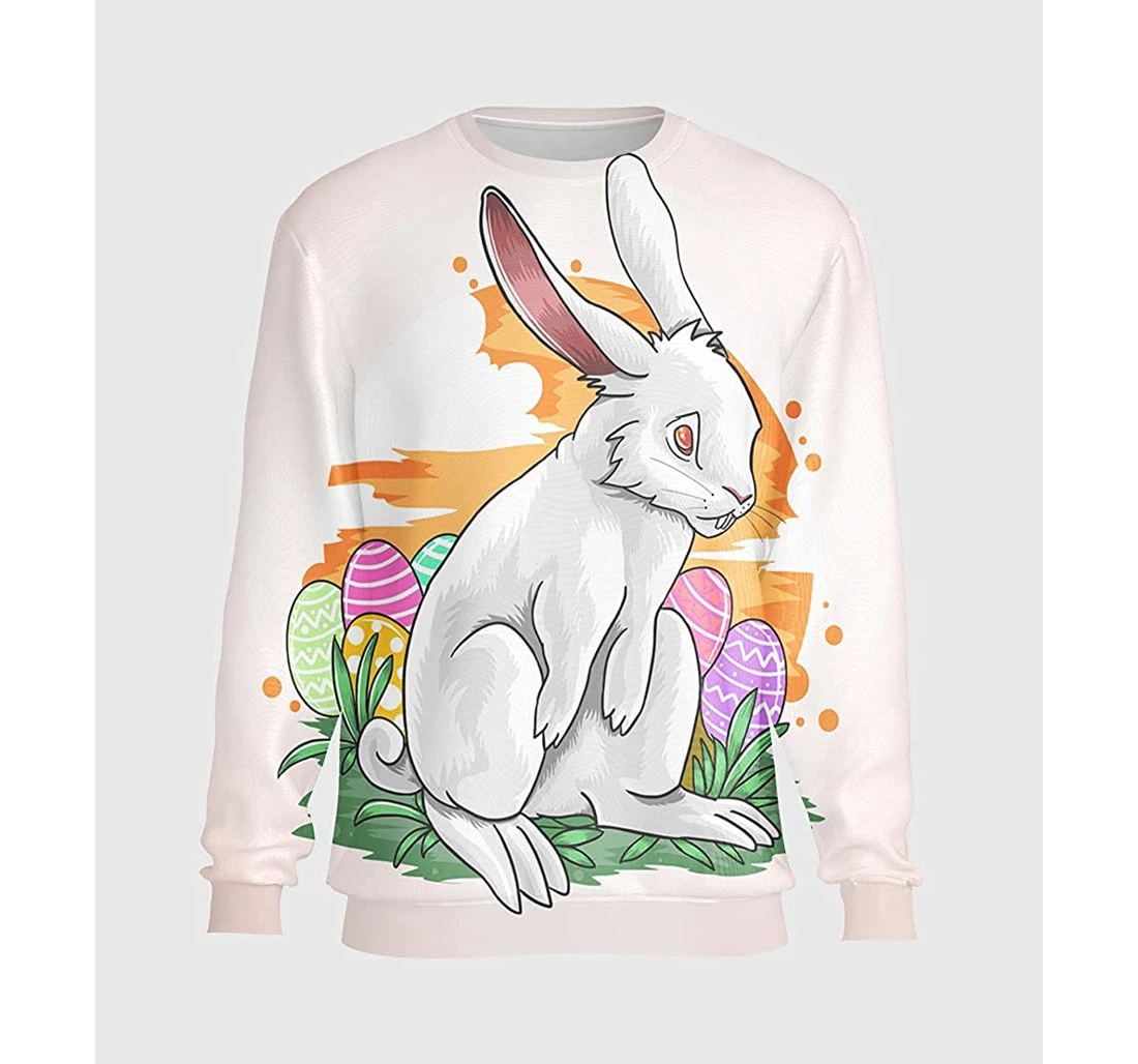 Rabbit Easter Fullcolour Vector Gift Birthday Holiday - 3D Printed T-shirt