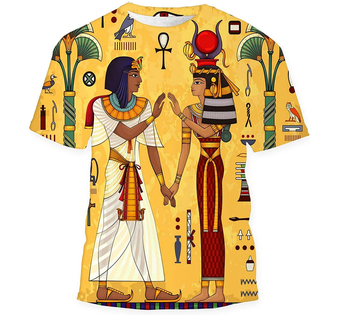 Egyptian Hieroglyph Symbolancient Culture Sing Symbol Gift Birthday Holiday - 3D Printed T-shirt