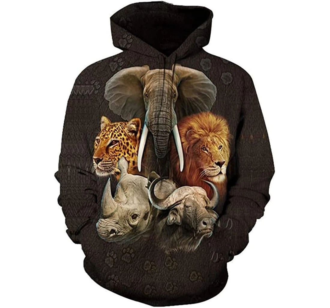 Animal Native American Lightweight Premium Sportwear Up - 3D Printed Pullover Hoodie