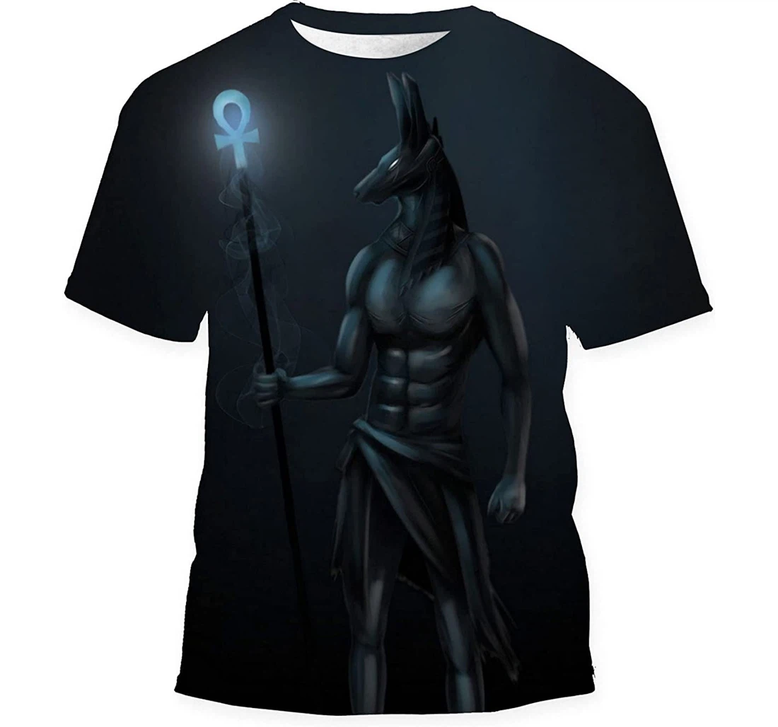 Guarder Jackal Egyptian God Gift Birthday Holiday - 3D Printed T-shirt