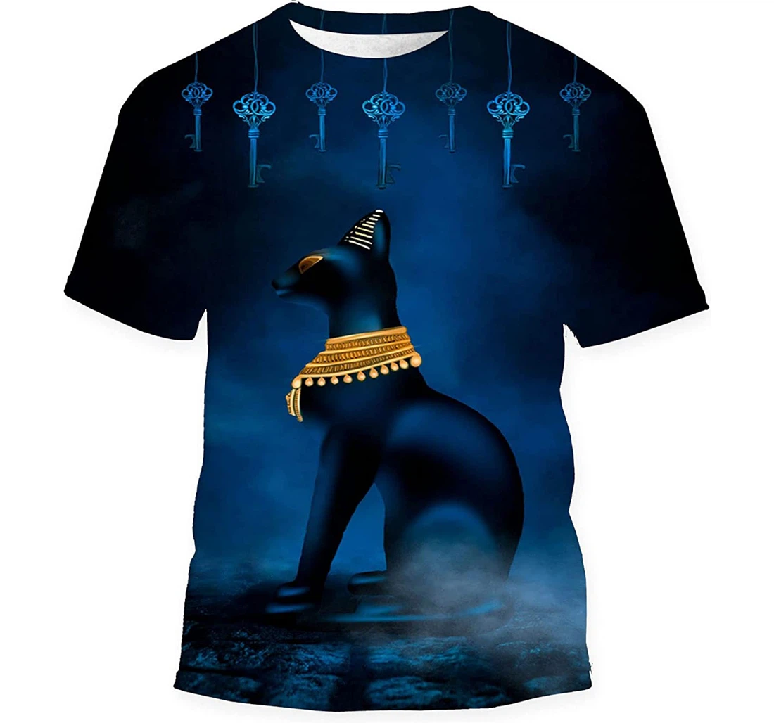 Dark Night Magic Scene Egyptian Goddess Gift Birthday Holiday - 3D Printed T-shirt