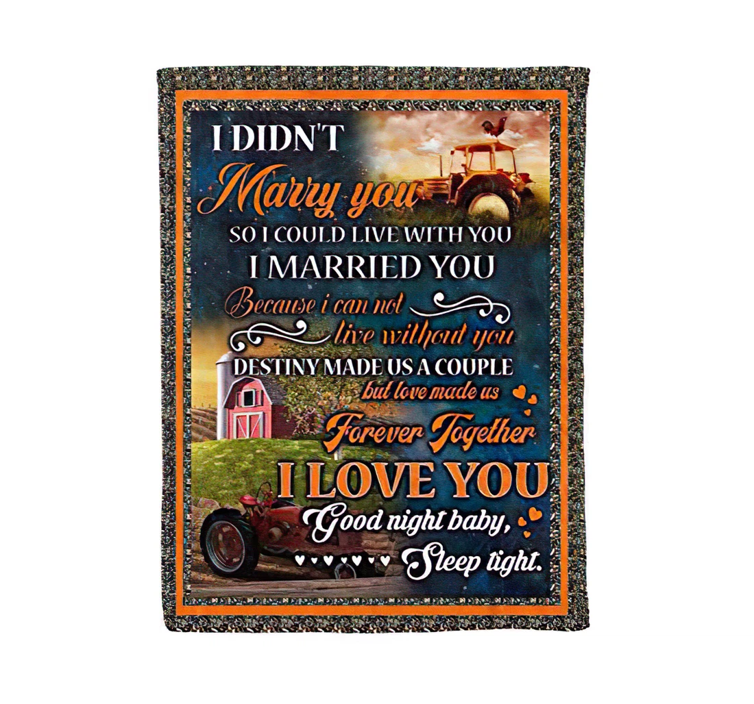 Throw Blanket, Quilt - Good Night Baby Farmer Wife Lovely Quotes From Husband The Best Family On Sherpa Fleece