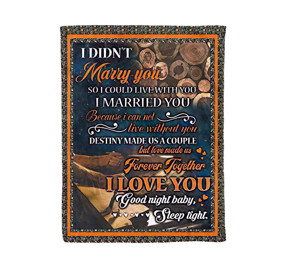 Throw Blanket, Quilt - Good Night Baby Carpenter Wife Lovely Quotes From Husband The Best Family On Premium Sherpa Fleece