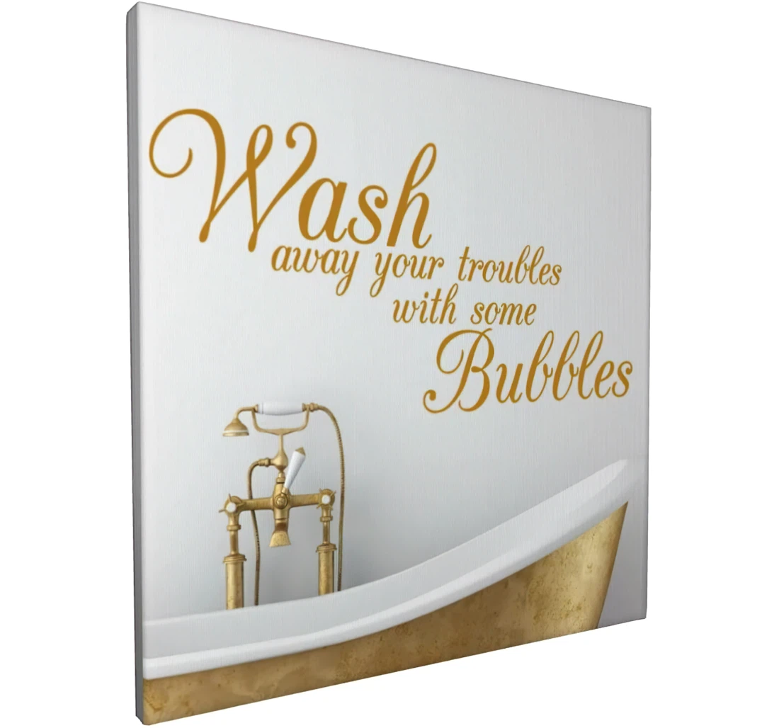 Wash A Way Troubles With Bubbles Poster Art Print