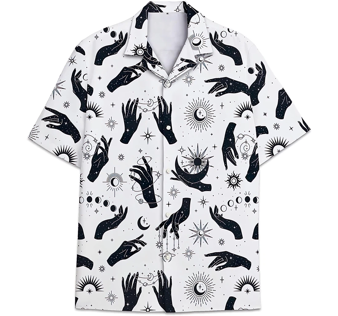 Play String By Hand Pattern Hawaiian Shirt, Button Up Aloha Shirt For Men, Women