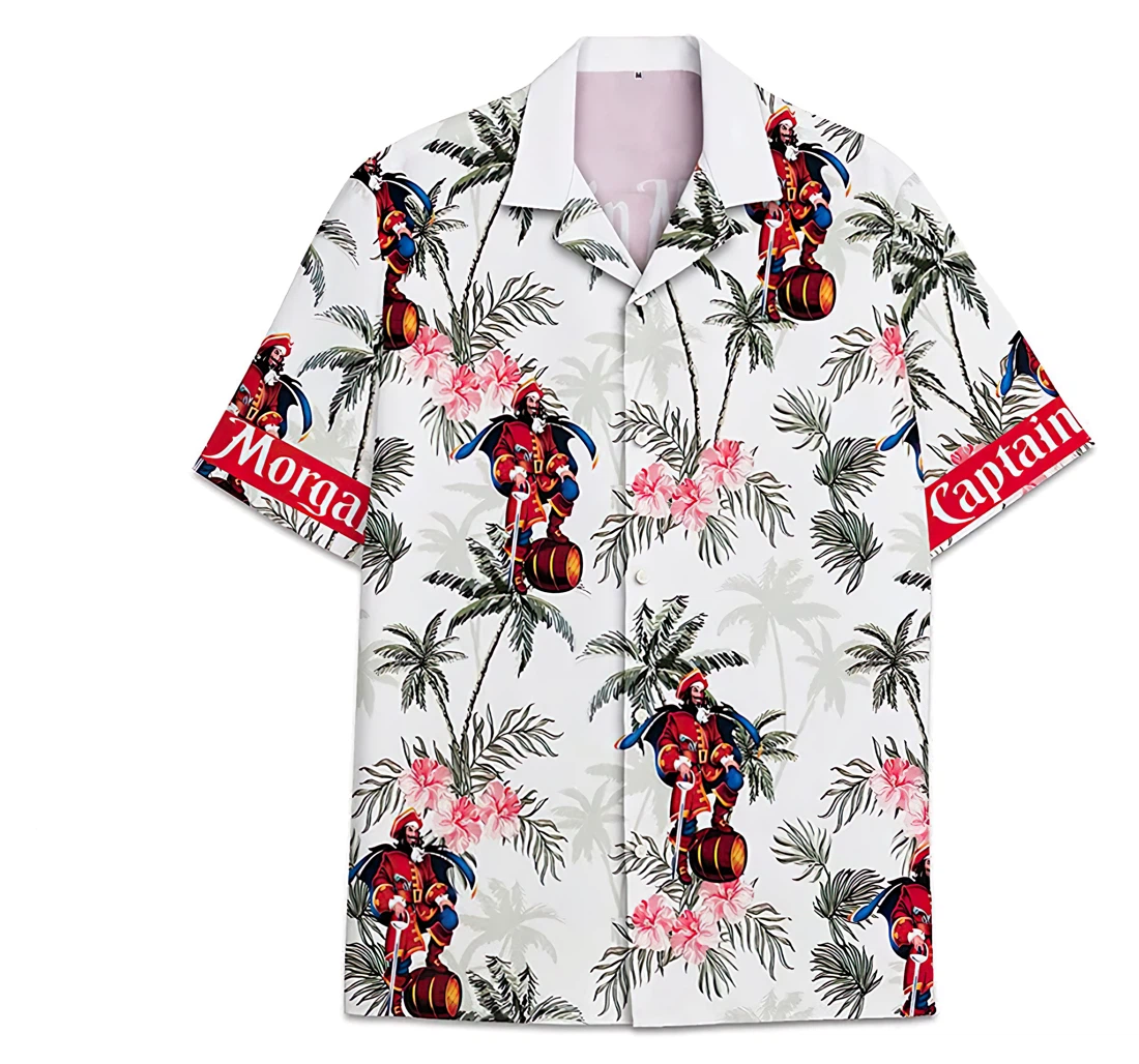 Personalized Pirate Funny Beach Shirts Hawai Hawaiian Shirt, Button Up Aloha Shirt For Men, Women