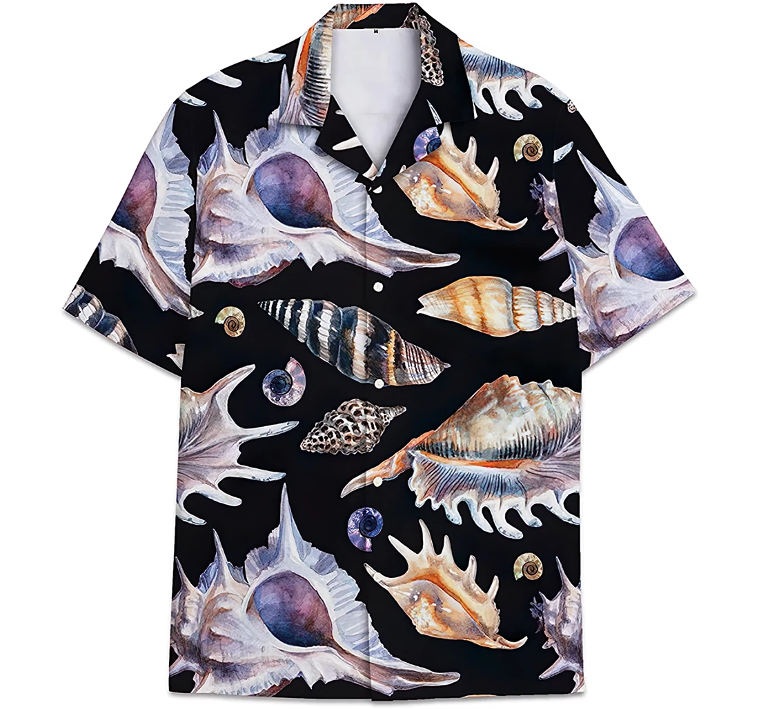 Personalized Snails Hawaiian Shirt, Button Up Aloha Shirt For Men, Women