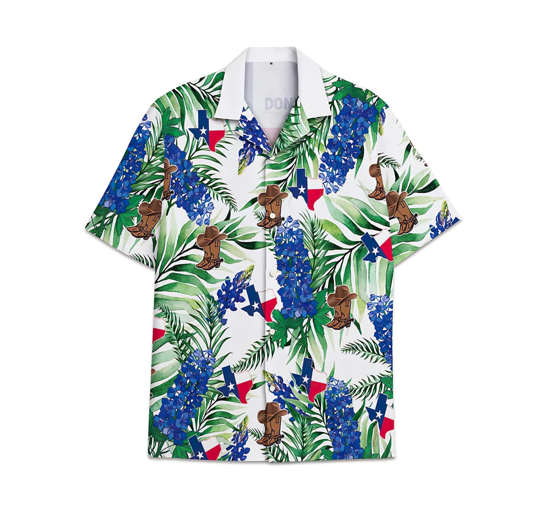 Personalized Texas Funny Beach Shirts Hawaiian Shirt, Button Up Aloha Shirt For Men, Women