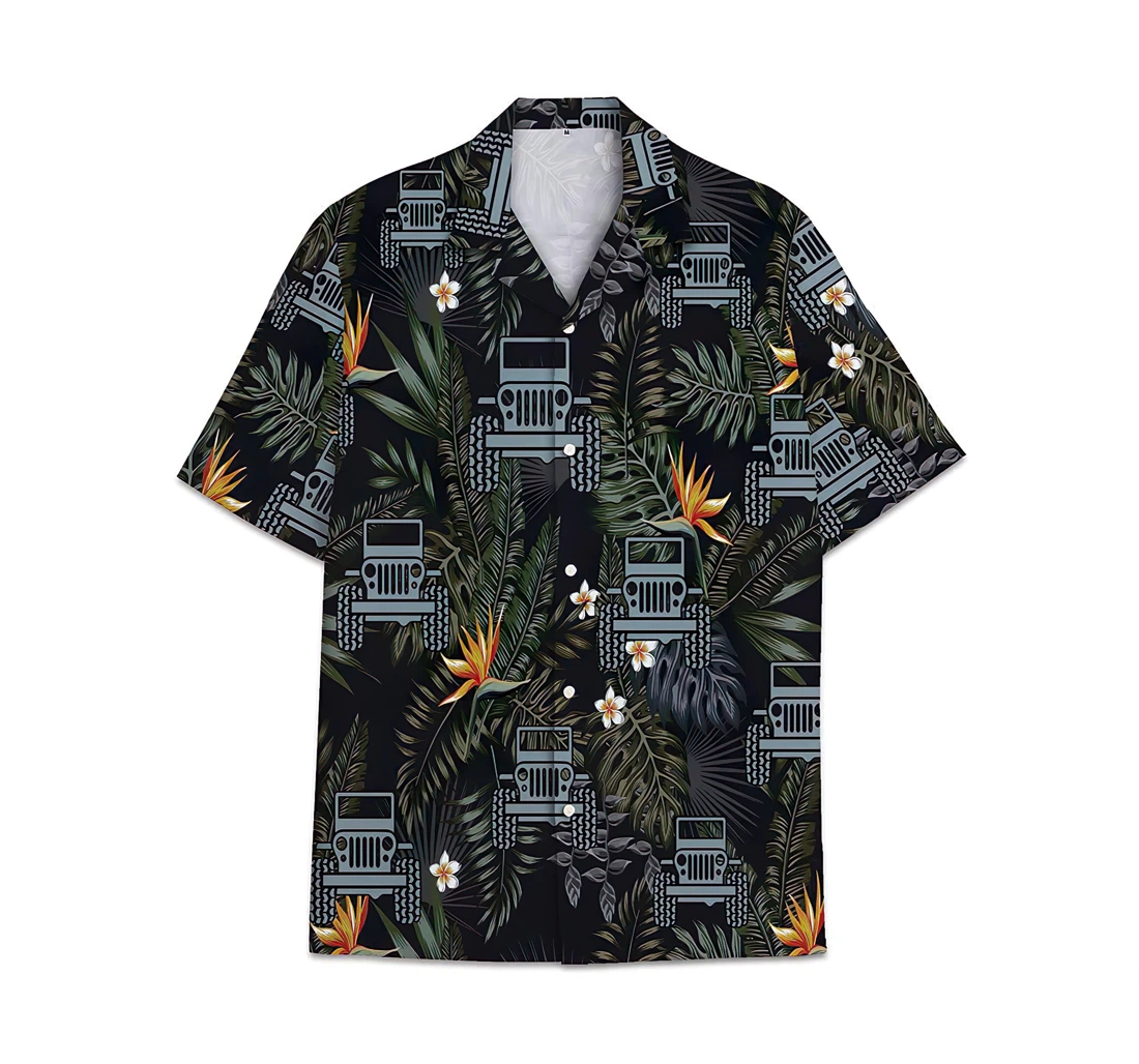 Personalized Car Funny Beach Shirts Hawai Hawaiian Shirt, Button Up Aloha Shirt For Men, Women