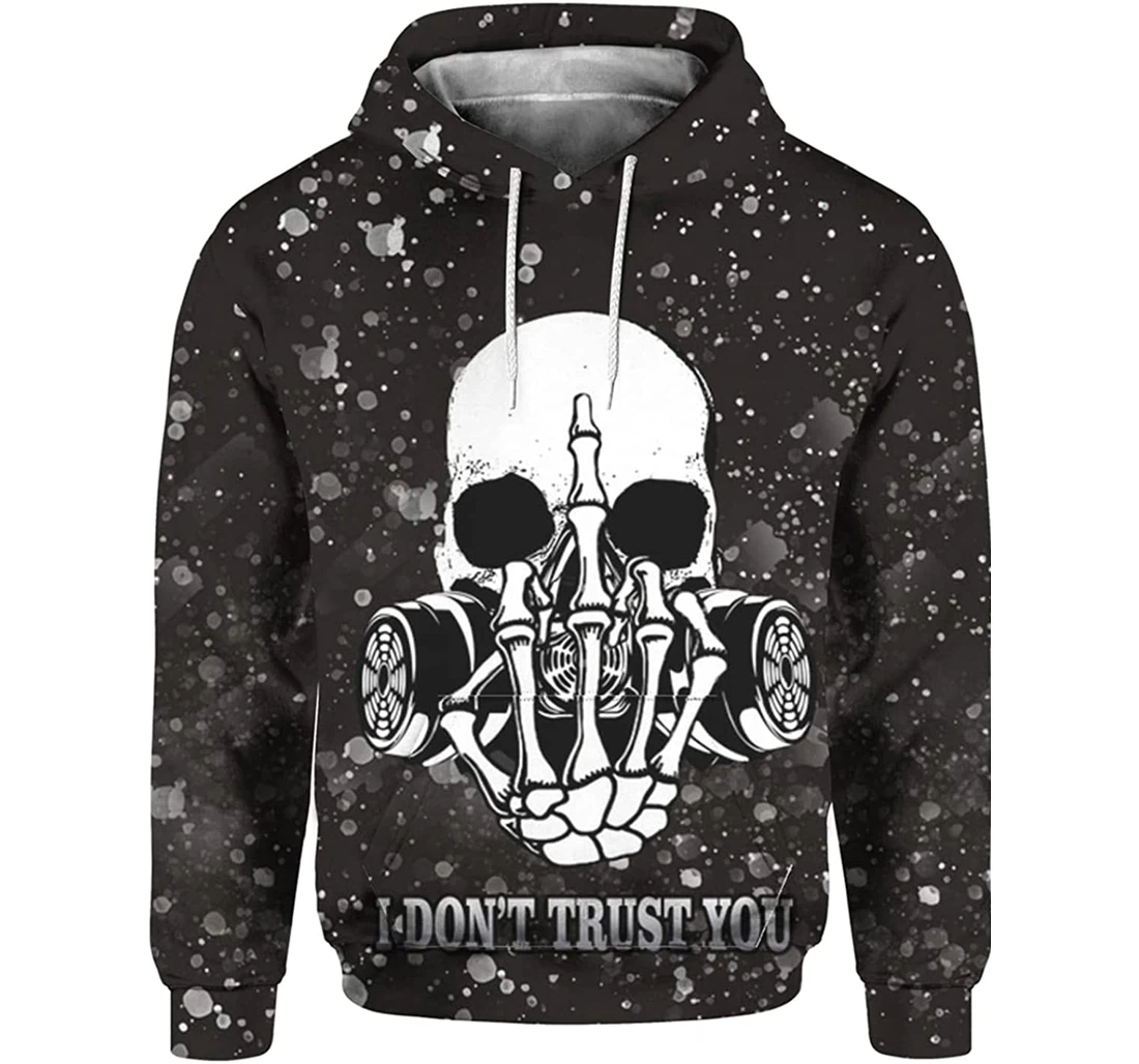 Skull I Don't Trust You - 3D Printed T-shirt