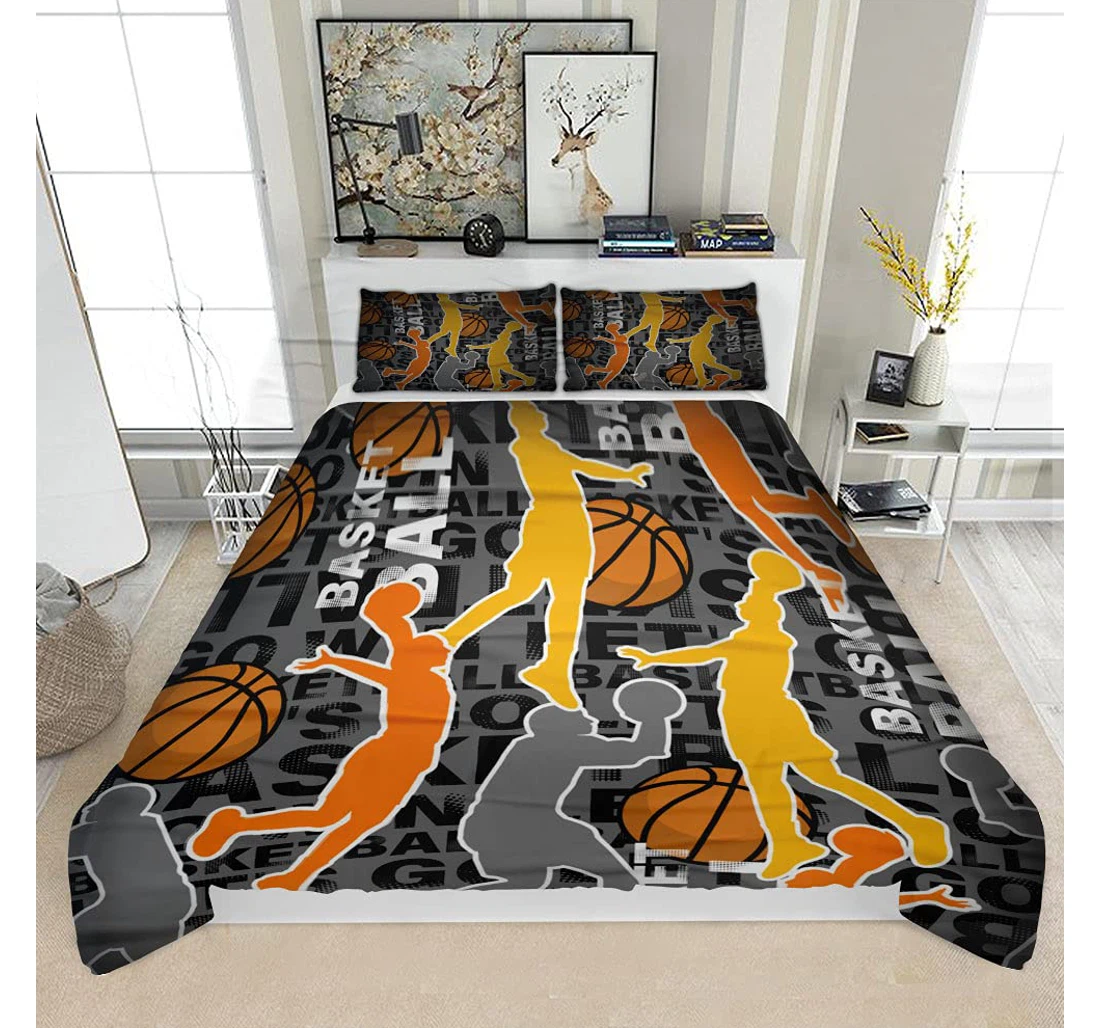 Personalized Bedding Set - Grunge Guys Urban5 Solf Included 1 Ultra Soft Duvet Cover or Quilt and 2 Lightweight Breathe Pillowcases