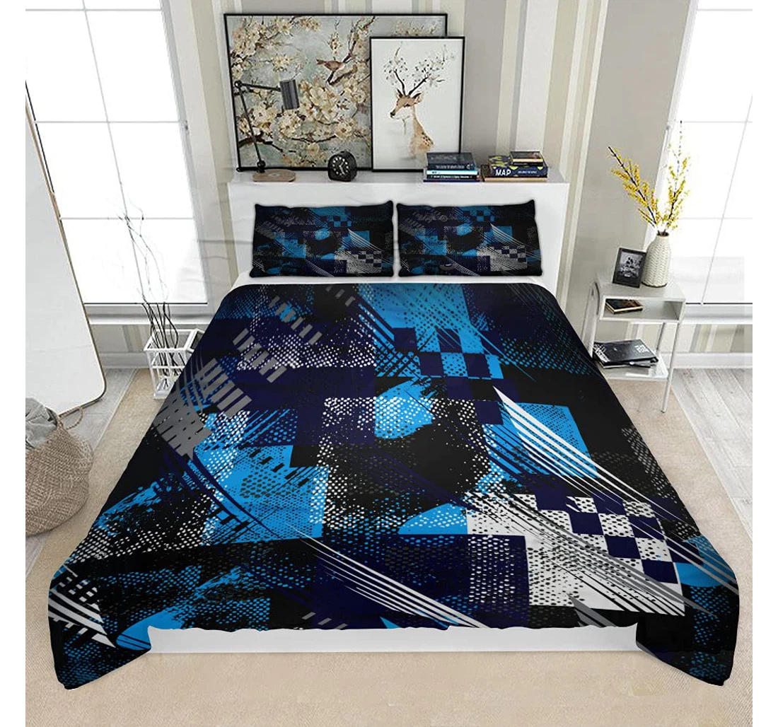 Personalized Bedding Set - Clothes Solf Included 1 Ultra Soft Duvet Cover or Quilt and 2 Lightweight Breathe Pillowcases