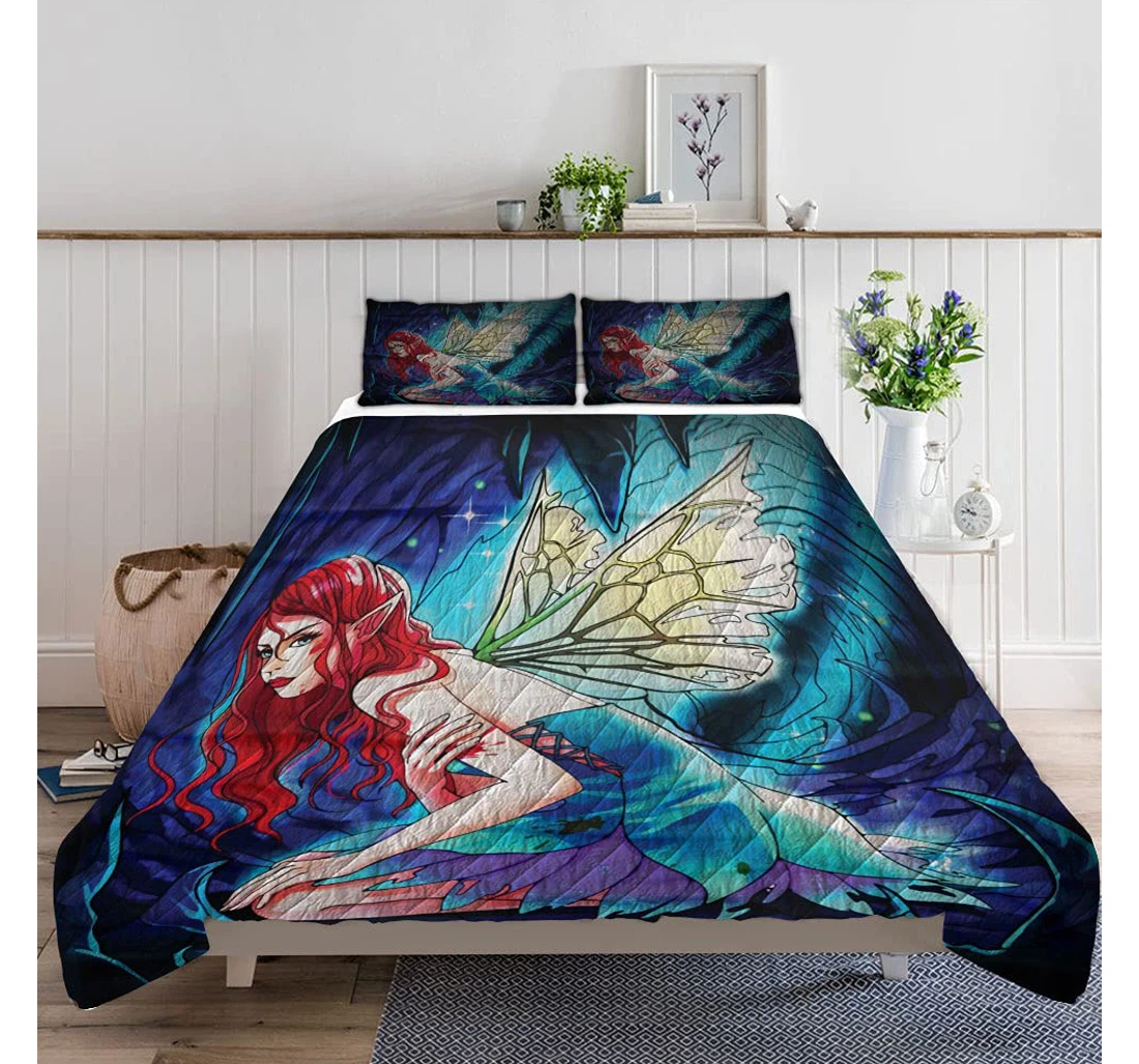 Personalized Bedding Set - Butterfly Wings Included 1 Ultra Soft Duvet Cover or Quilt and 2 Lightweight Breathe Pillowcases