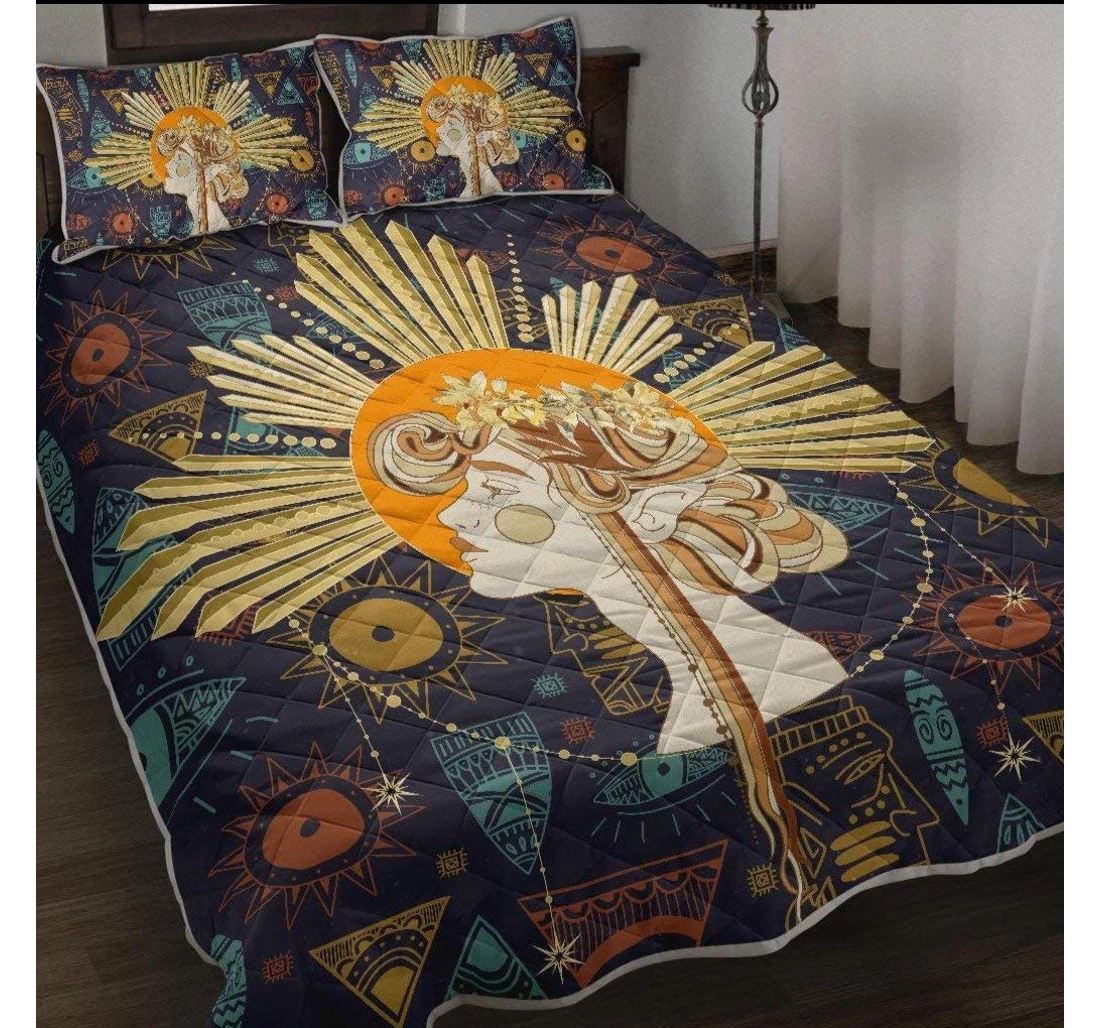 Bedding Set - Celtic Áine Goddess Of Summer Áine Included 1 Ultra Soft Duvet Cover or Quilt and 2 Lightweight Breathe Pillowcases