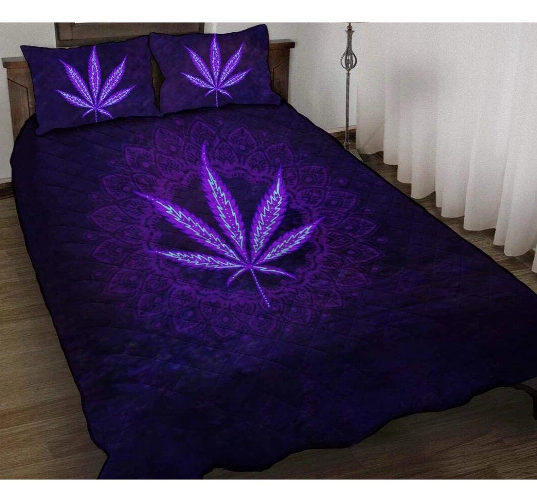 Bedding Set - Personalized Hippie Purple To Mom Dad Wife Husband Son Daughter Included 1 Ultra Soft Duvet Cover or Quilt and 2 Lightweight Breathe Pillowcases