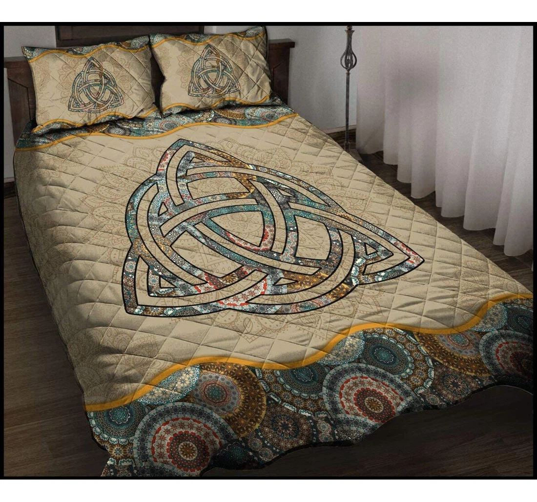 Bedding Set - Personalized Guitar Mandala Birthday Gifts From Mom Mommy Mother Dad Daddy Father Grandma Grandpa Aunt Included 1 Ultra Soft Duvet Cover or Quilt and 2 Lightweight Breathe Pillowcases