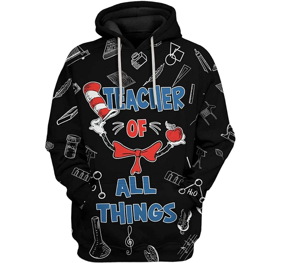 Teacher Of All Things S - And - 3D Printed Pullover Hoodie