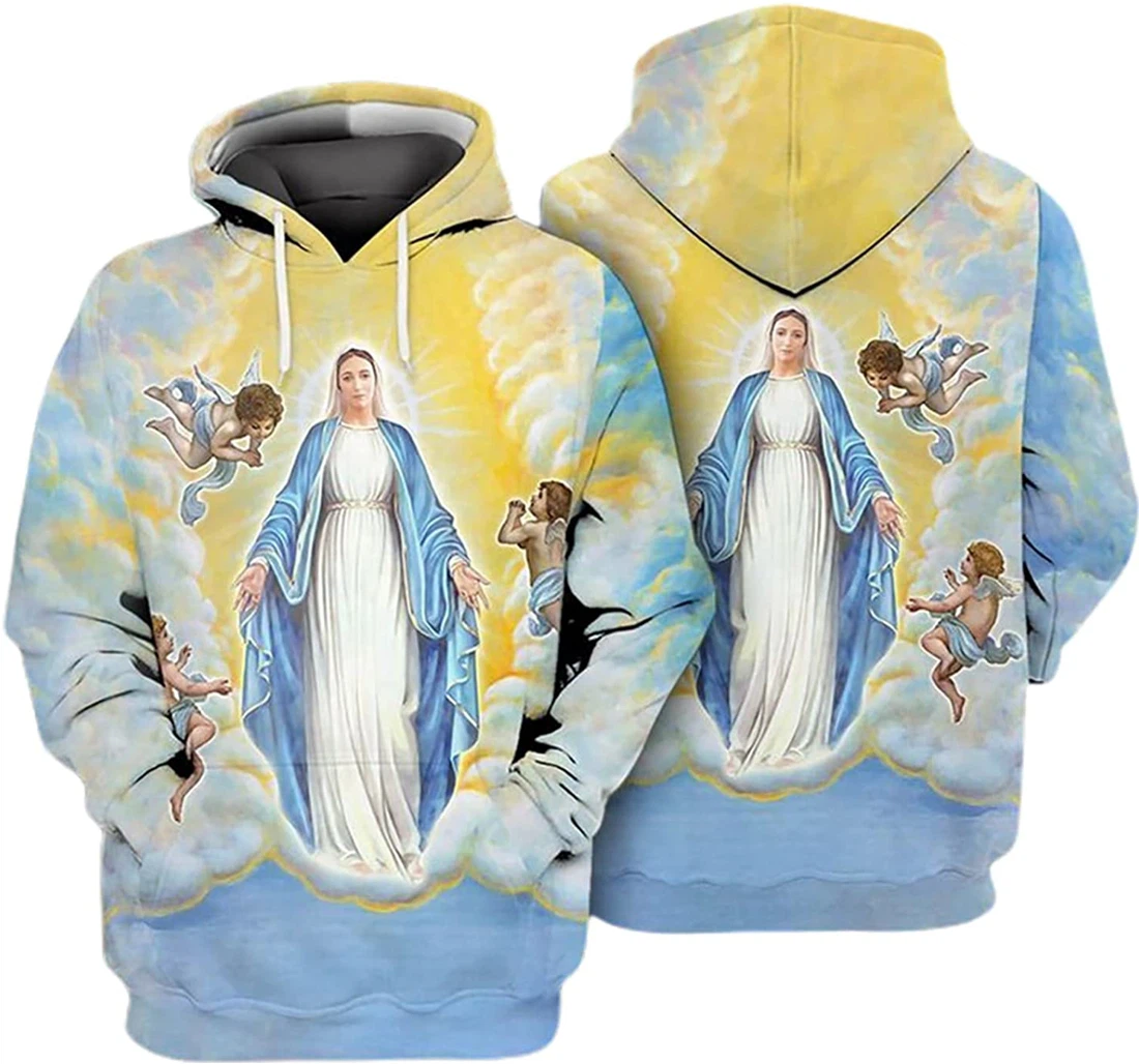 Maria Mother Of God Saviour S - And - 3D Printed Pullover Hoodie