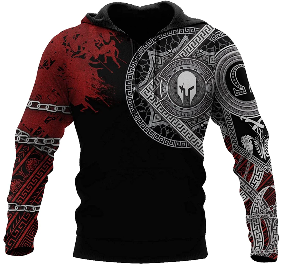 Ares Greek Mythology And - 3D Printed Pullover Hoodie