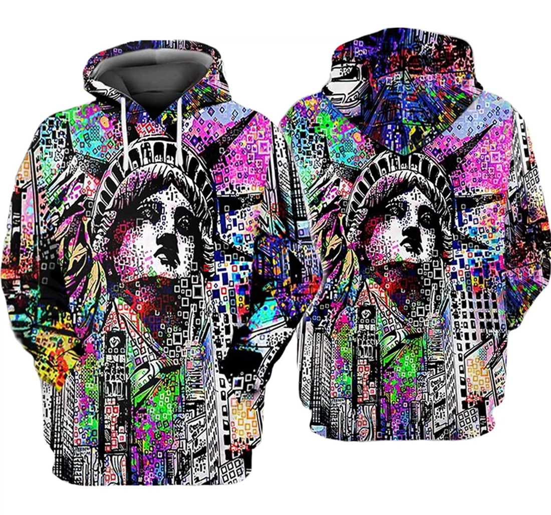 Liberty Art And - 3D Printed Pullover Hoodie