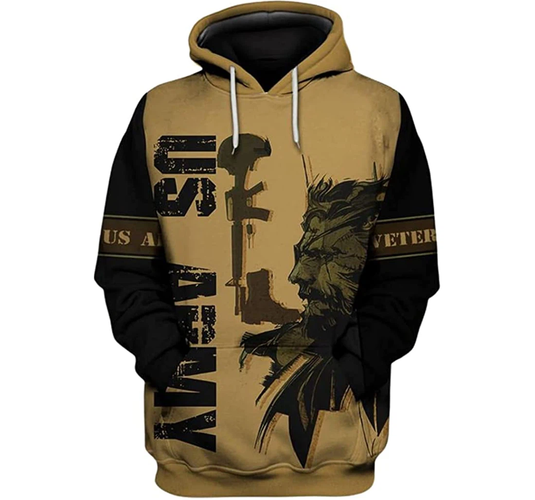 Us Army Veteran Brothers - 3D Printed Pullover Hoodie