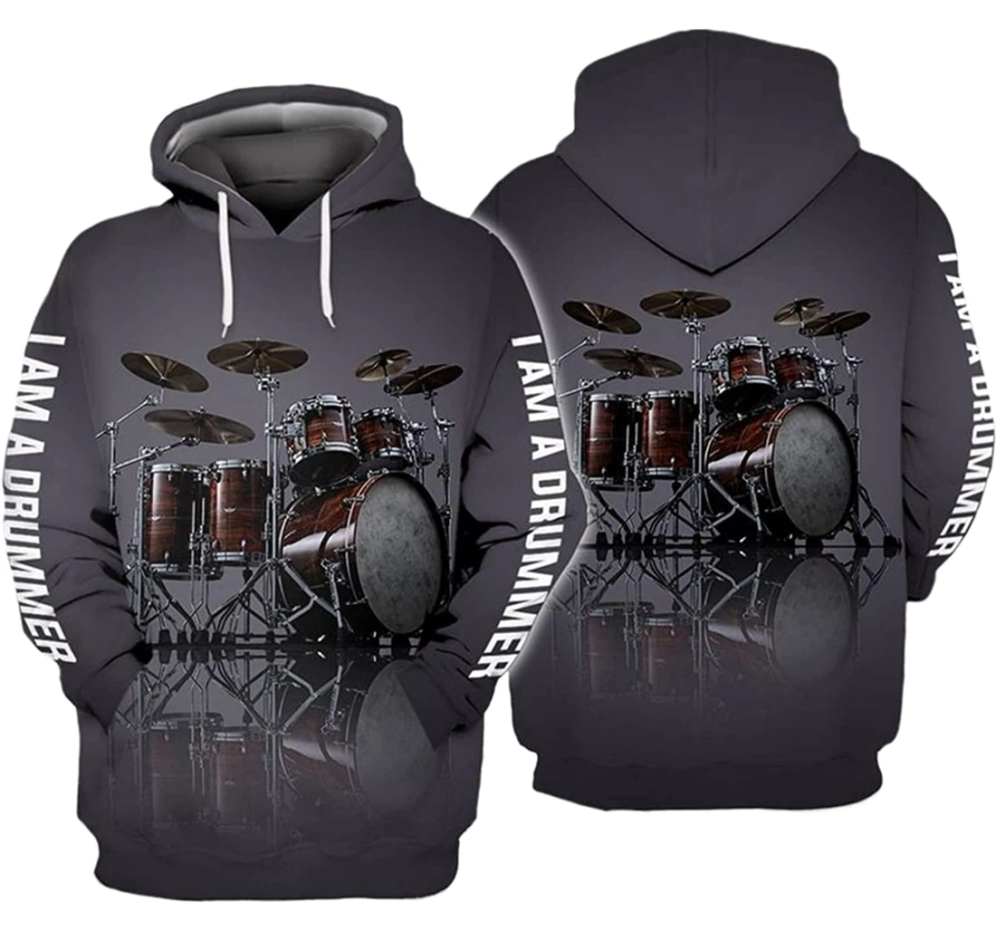 I Am A Drummer S - And - 3D Printed Pullover Hoodie